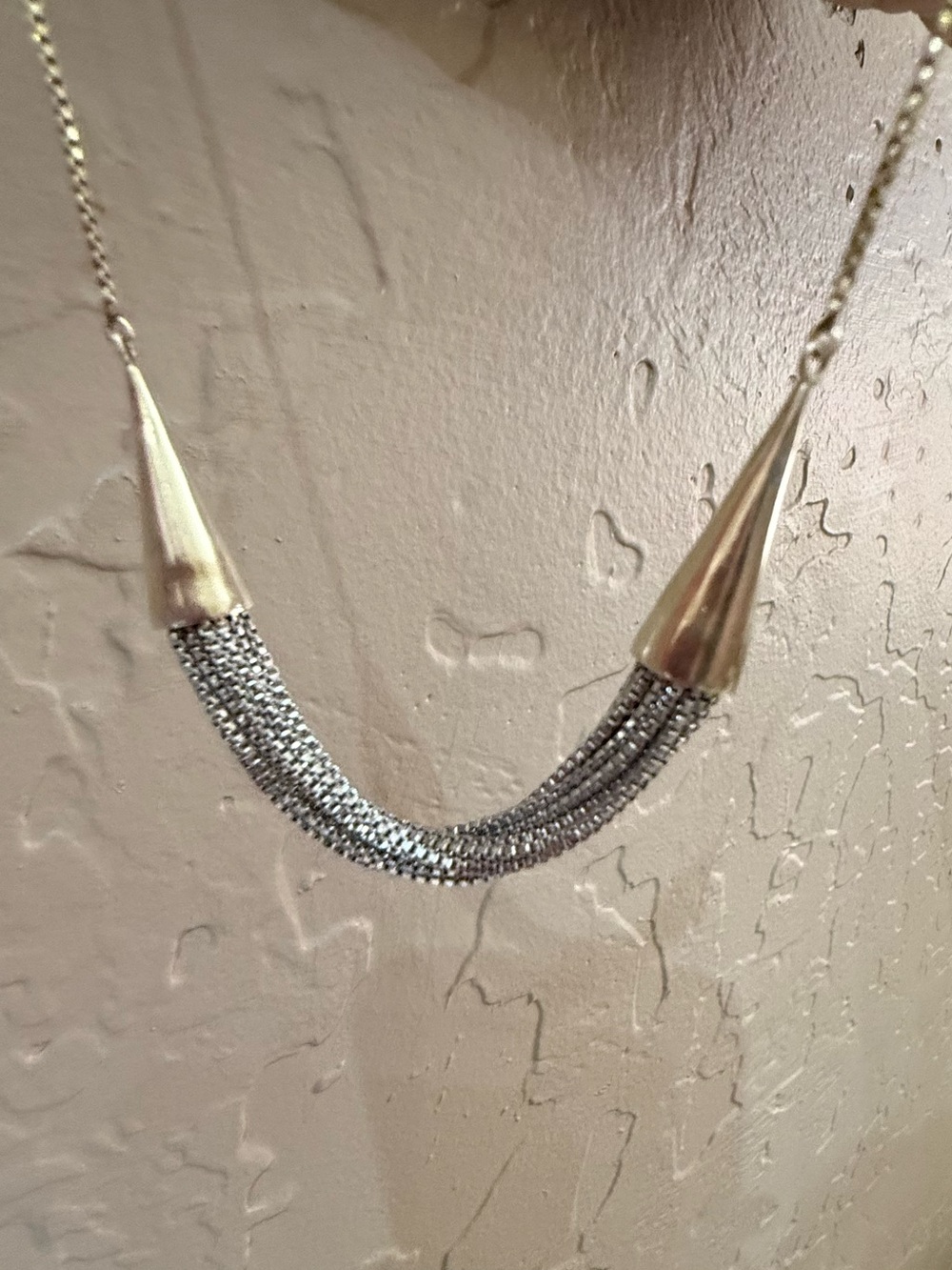 Gold/Silver FlBox Chain Necklace